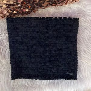 hollister black tube top!